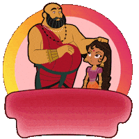 Celebration Daughter Sticker by Chhota Bheem