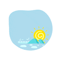Beach Sun Sticker by V&Cparadise