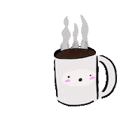 calligradam love coffee support eggs Sticker