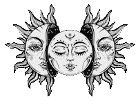 Sun Moon Sticker