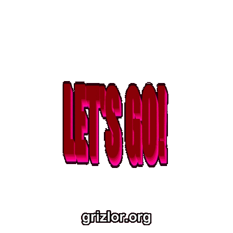 Lets Go Fun Sticker by grizlor