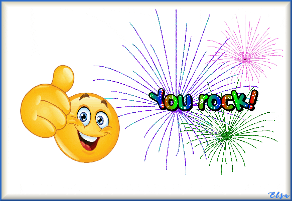 Animated Card You Rock GIF