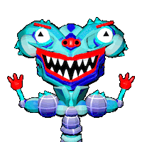 Monster Hello Sticker by dogdogdogdog