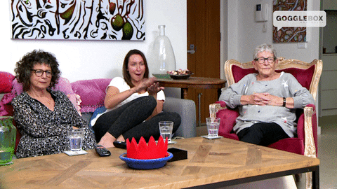 Happy Make It Rain GIF by Gogglebox Australia