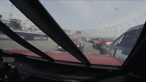 Iowa Speedway Crash GIF by NASCAR