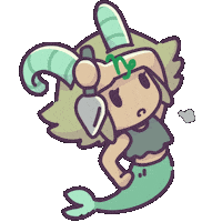 Mermaid Sigh Sticker by Castaways