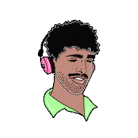 Dj Sticker by Mirror