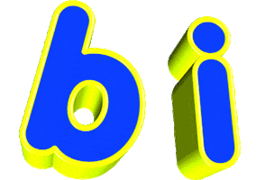 bi text Sticker