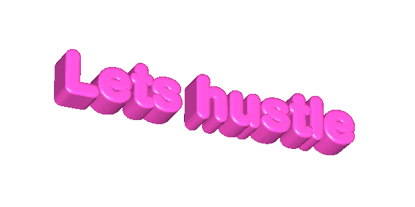themaddhustle lets hustle Sticker