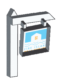 Fire Island 3D Sticker by Fire Island Sales & Rentals