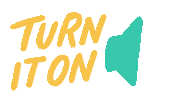 Listen Turn It On Sticker by Angelina Kein