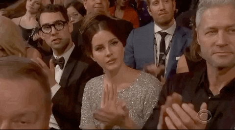 Lana Del Rey Clapping GIF by Recording Academy / GRAMMYs