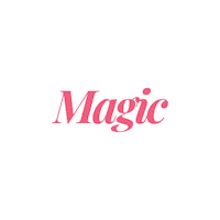 pink magic cards magician tophats Sticker