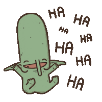 Laugh Goblin Sticker