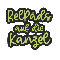 Gemeinde Predigen Sticker by Lucie Gerstmann
