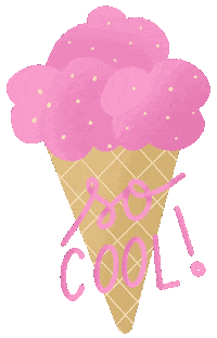 Ice Cream Summer Sticker