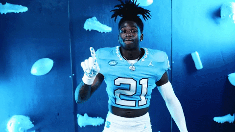 North Carolina Football GIF by UNC Tar Heels
