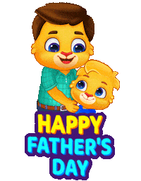 Fathers Day Dad Sticker by Lucas and Friends by RV AppStudios
