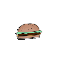 luizacapucci hungry eat fastfood fome Sticker