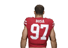 National Football League Shrug Sticker by San Francisco 49ers