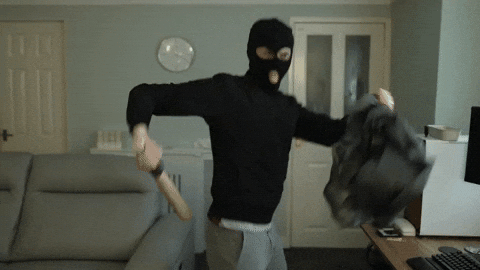 Robber dancing