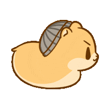 Hamster Oia Sticker