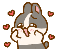 Rabbit Love Sticker