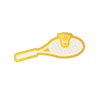 TotalEnergiesXBadminton energy smash court badminton Sticker