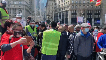 'Stop Asian Hate' Protesters Gather in Manhattan