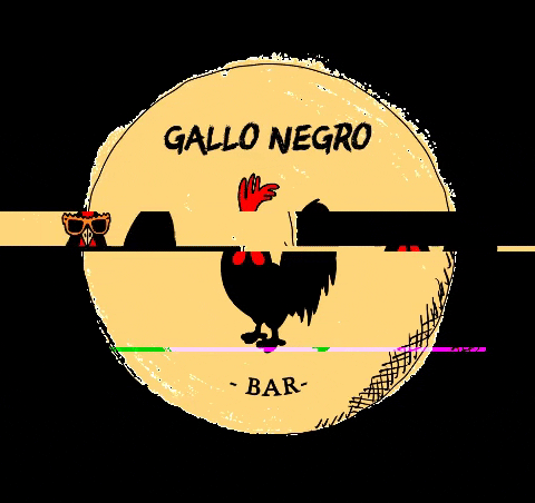 GalloNegrooOK giphygifmaker bar negro gallo GIF