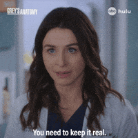 Keep It Real Greys Anatomy GIF by ABC Network