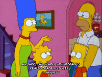 bored homer simpson GIF