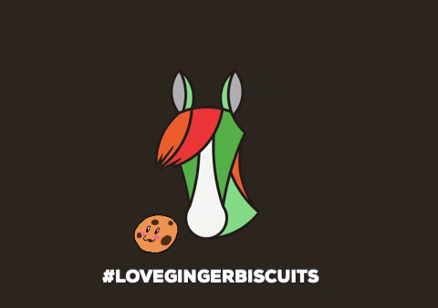 GingerBiscuits giphygifmaker giphyattribution horse cookie GIF
