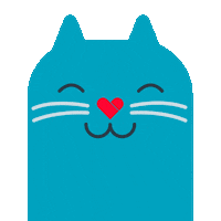 Cat Love Sticker by MeraPetfood