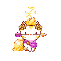 Zodiac Sign Cat Sticker by Mino Games