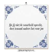 Nl Wijsheid Sticker by Tegelspreuken.nl