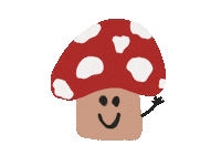 Emoji Mushroom Sticker