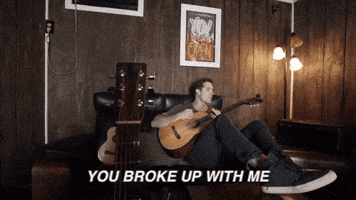 walkerhayes walker hayes you broke up with me GIF