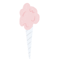 cotton candy fun Sticker by Milestone Church