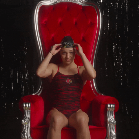 Diving Swimming GIF by Louisville Cardinals