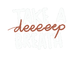 Stressed Deep Breath Sticker by Demic