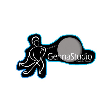 GennaStudio giphygifmaker logo Genna gennastudio Sticker