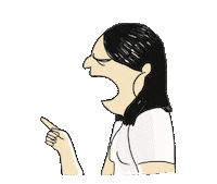 Angry Strike Sticker