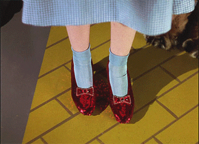 ruby slippers shoes GIF