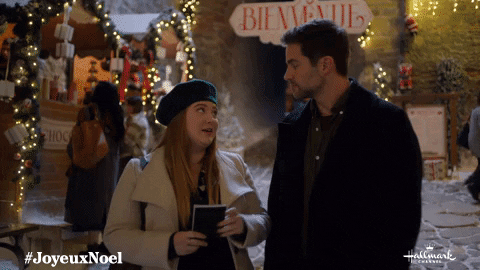 Countdowntochristmas Joyeuxnoel GIF by Hallmark Channel