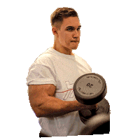 Bodybuilding Posing Sticker by hyped supplements