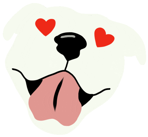 Pit Bull Dog Sticker by HeARTs Speak