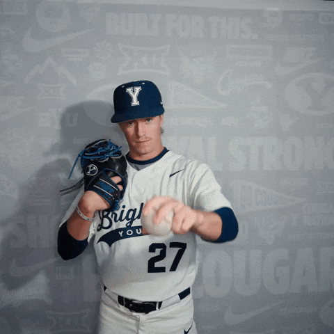 Celebration Byu Baseball GIF by BYU Cougars