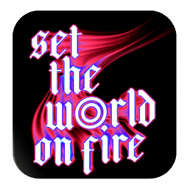 Settheworldonfire Sticker by SVEN