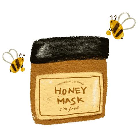 imfrom bee honey 나무 꿀벌 Sticker